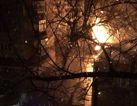 Очевидец рассказал подробности ночного пожара в Херсона , фото-1 Очевидец рассказал подробности ночного пожара в Херсона , фото-1