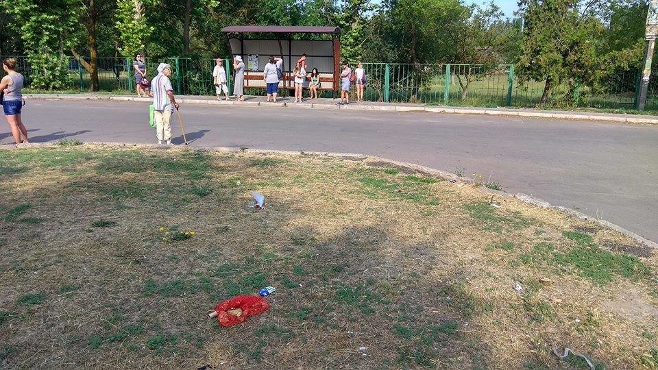 Без урн в Скадовске с мусором не справляются даже дворники 