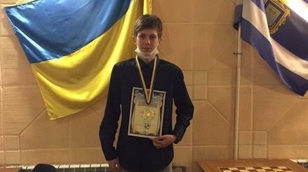 Херсонець Кирило Полєвщиков переможець чемпіонату України з шашок